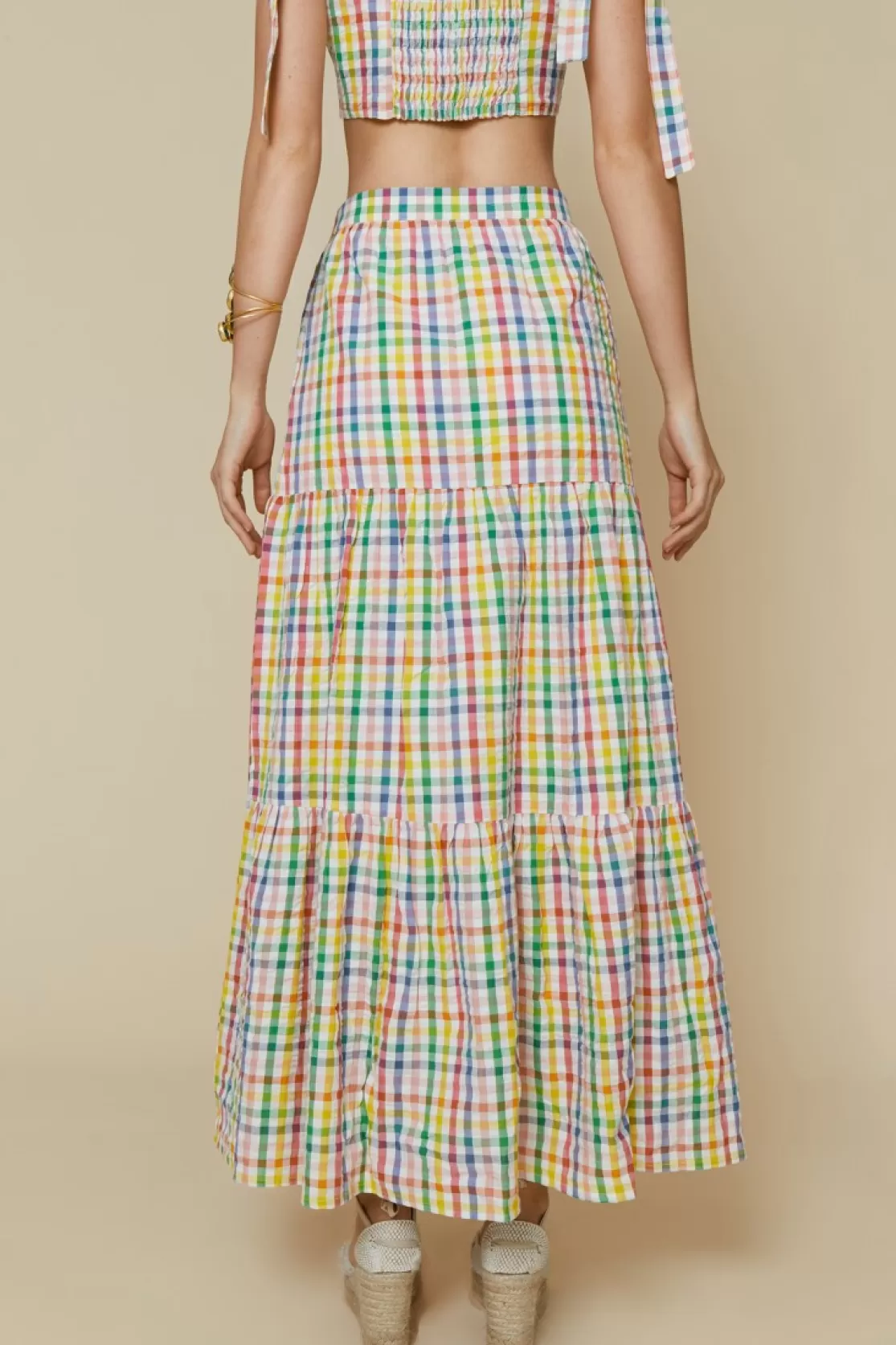 Sale Coosy FALDA CHECKMULTICOLOR