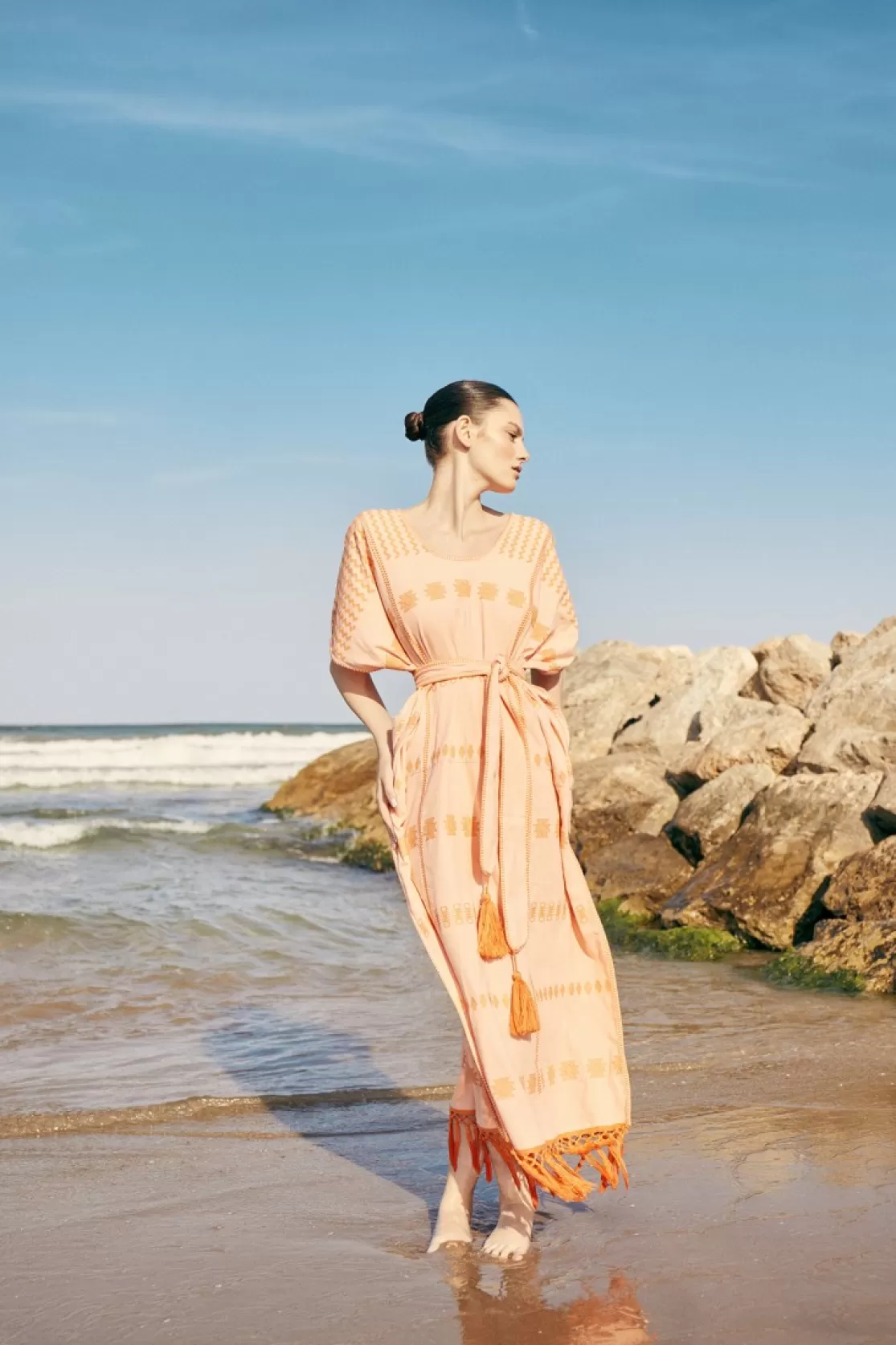 Hot Coosy KAFTAN FRIDITA SALMON