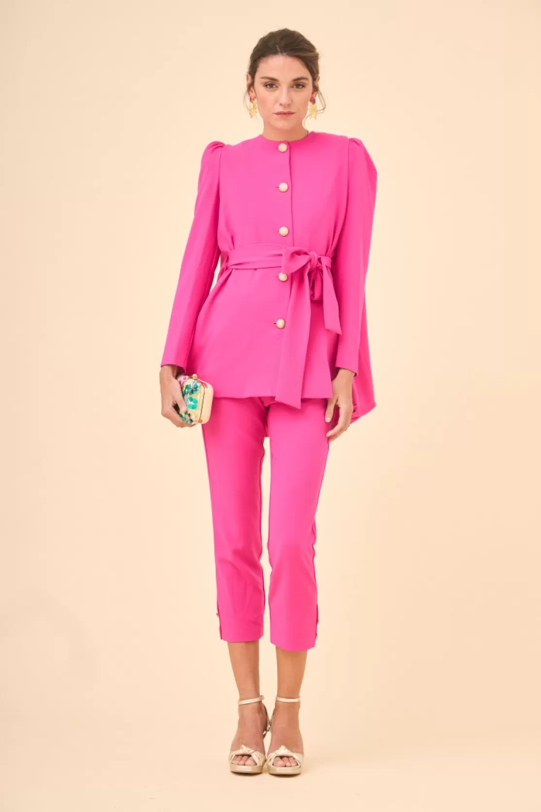 Fashion Coosy PANTALON DIORFUCSIA