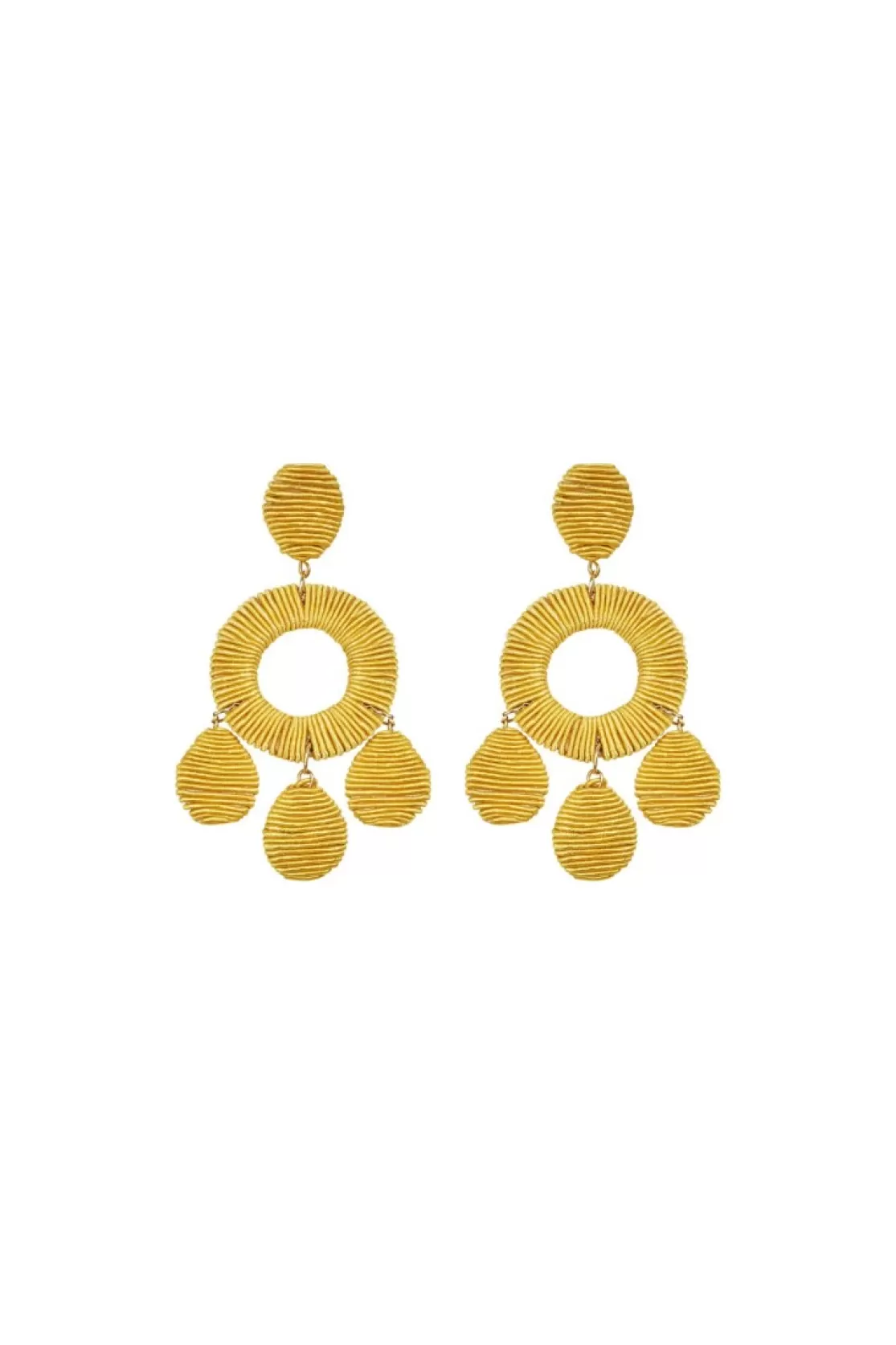 Cheap Coosy PENDIENTES SIMIONAAMARILLO