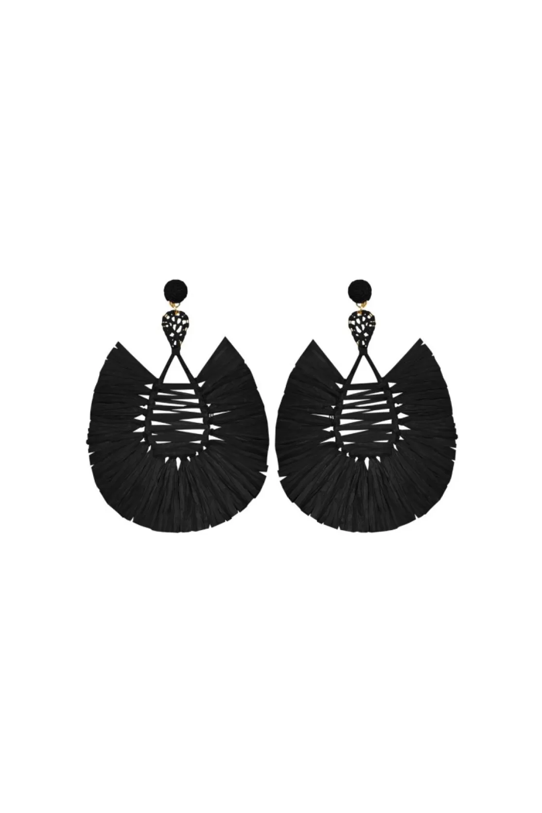 Fashion Coosy PENDIENTES TIRSANEGRO