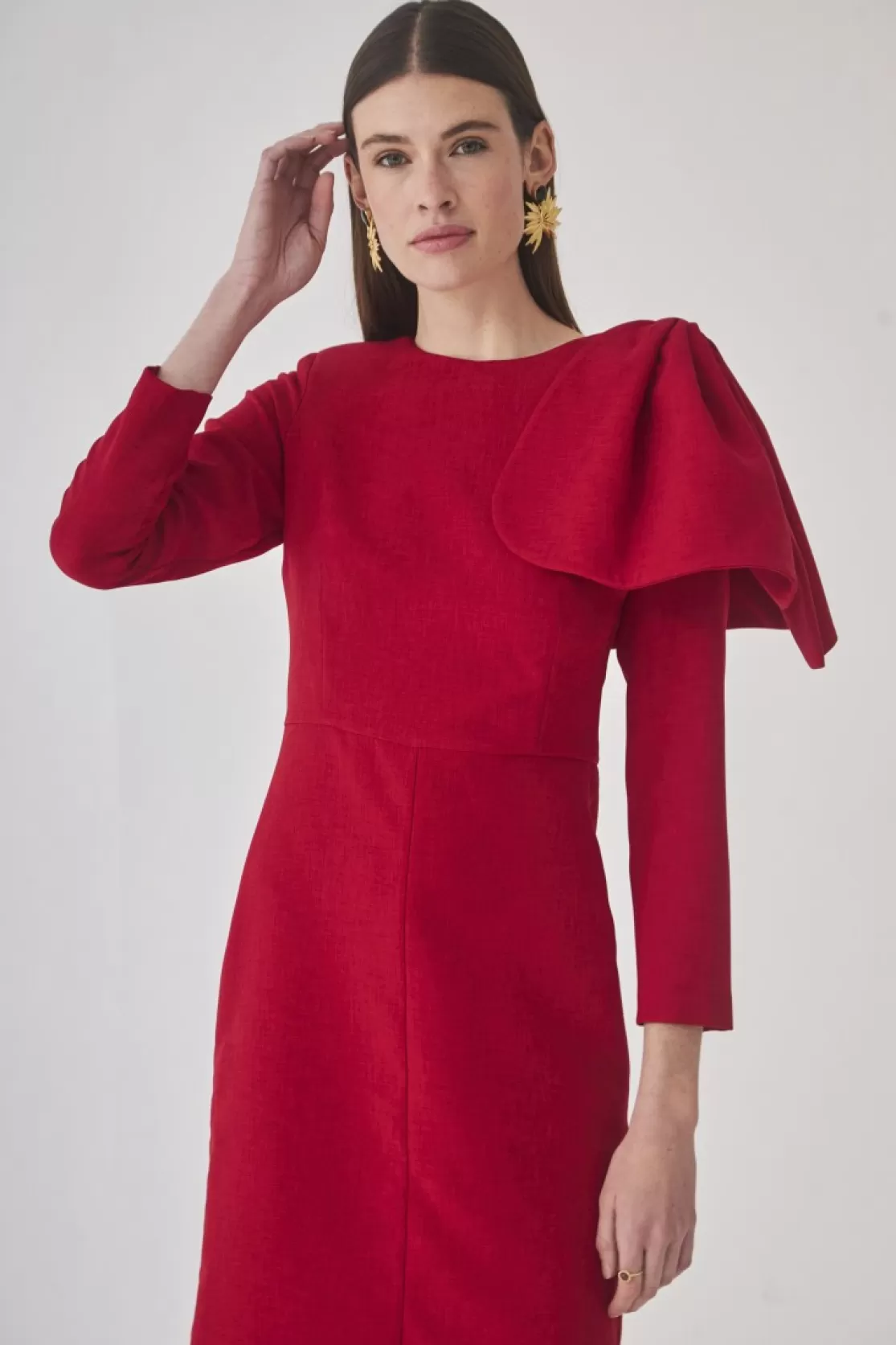 Best Sale Coosy VESTIDO BARBARANROJO