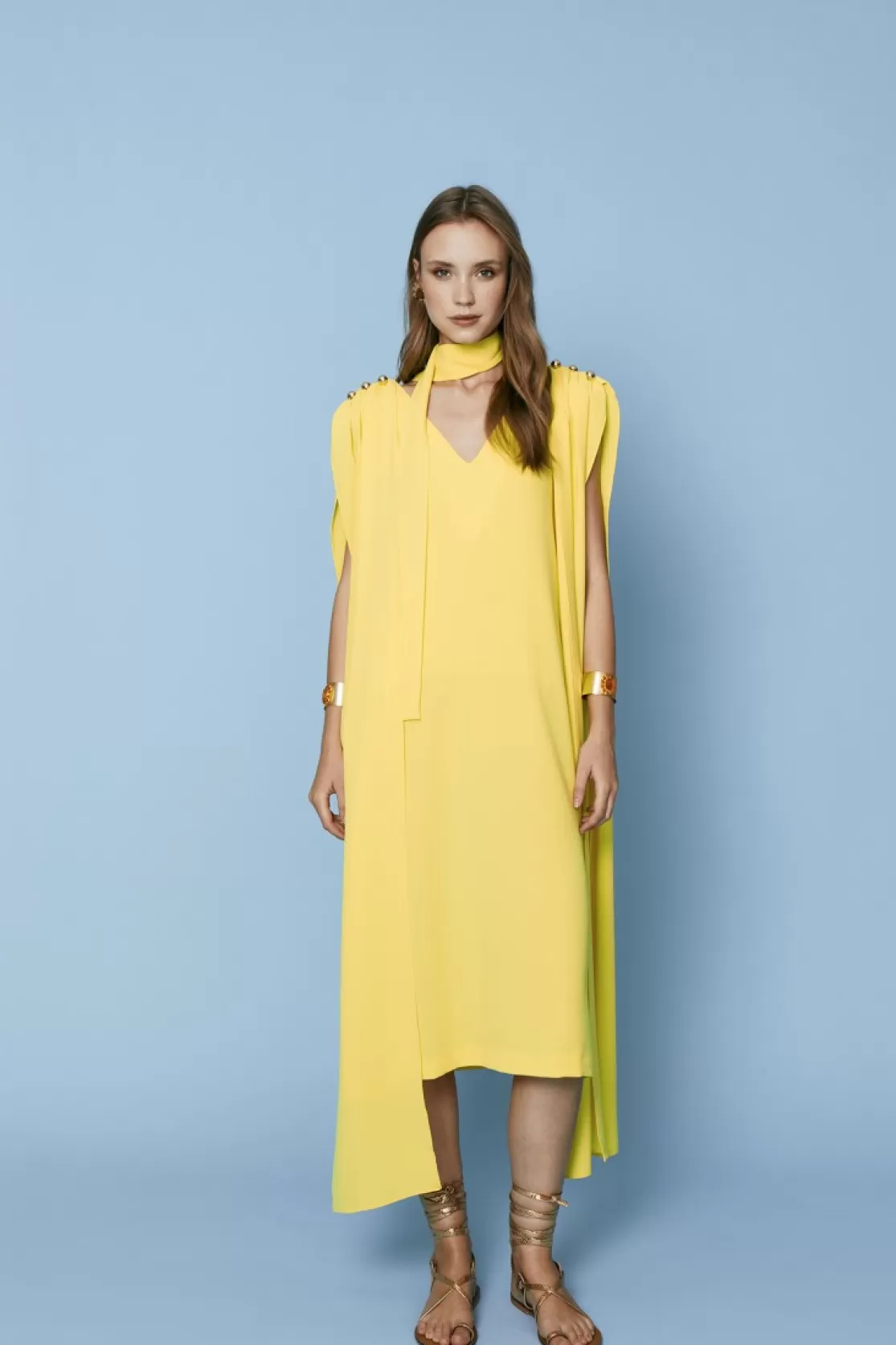 Flash Sale Coosy VESTIDO COSMINAAMARILLO