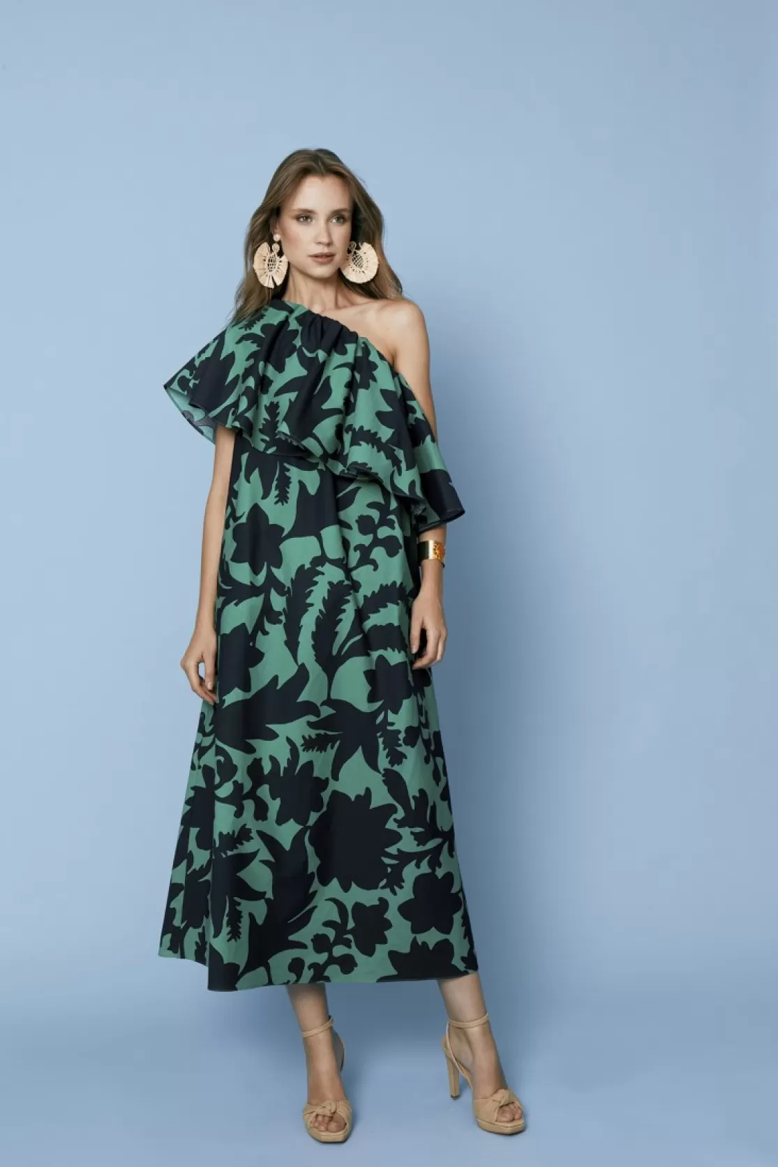 Hot Coosy VESTIDO RAMONAEST. VERDE